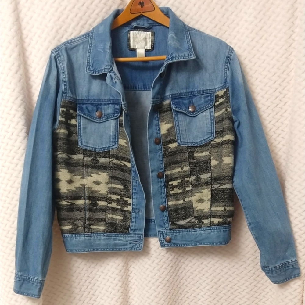 Forever 21 Jean Jacket Women's Size Large